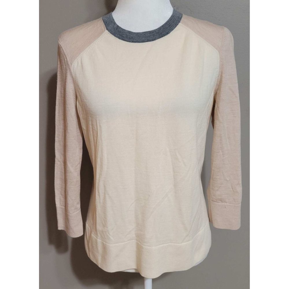 Banana Republic Merino Wool Colorblock Sweater